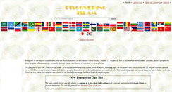 Desktop Screenshot of discoveringislam.org