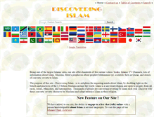 Tablet Screenshot of discoveringislam.org